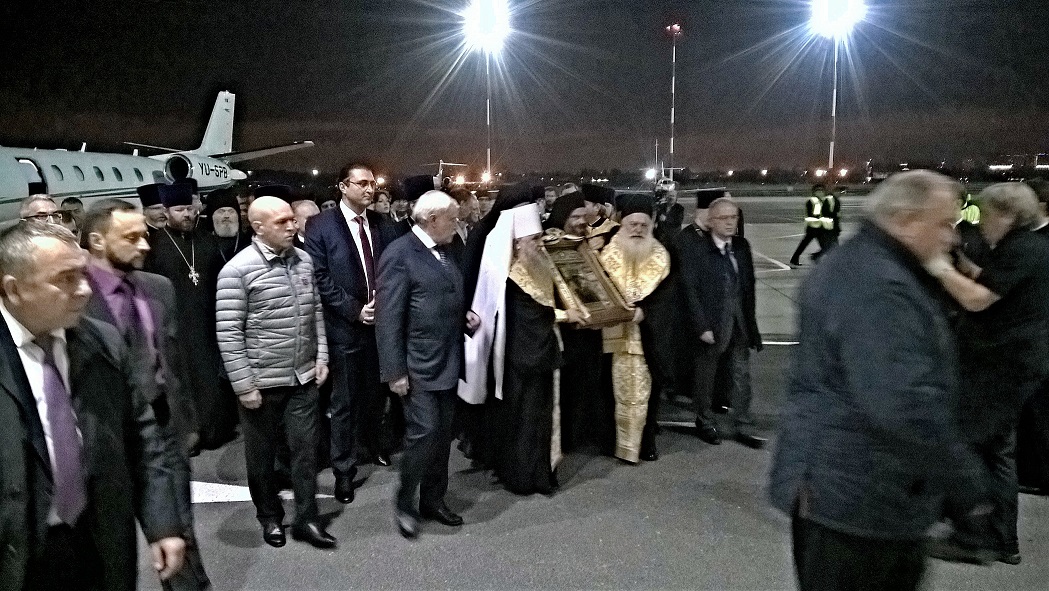 Прибытие иконы Божьей Матери «Панагия Сумела» в Санкт-Петербург